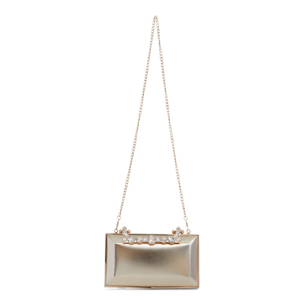 Boujee Evening Bag in Platino Luna Foil
