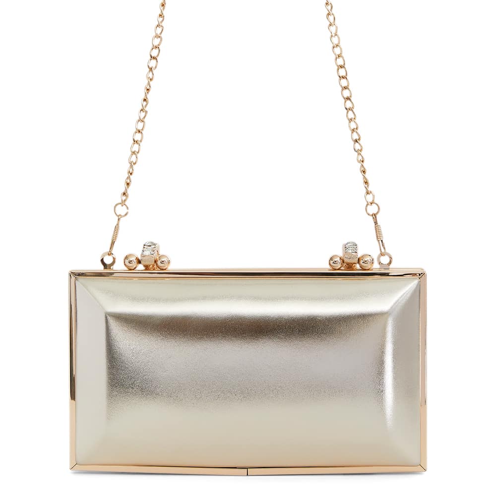 Boujee Evening Bag in Platino Luna Foil