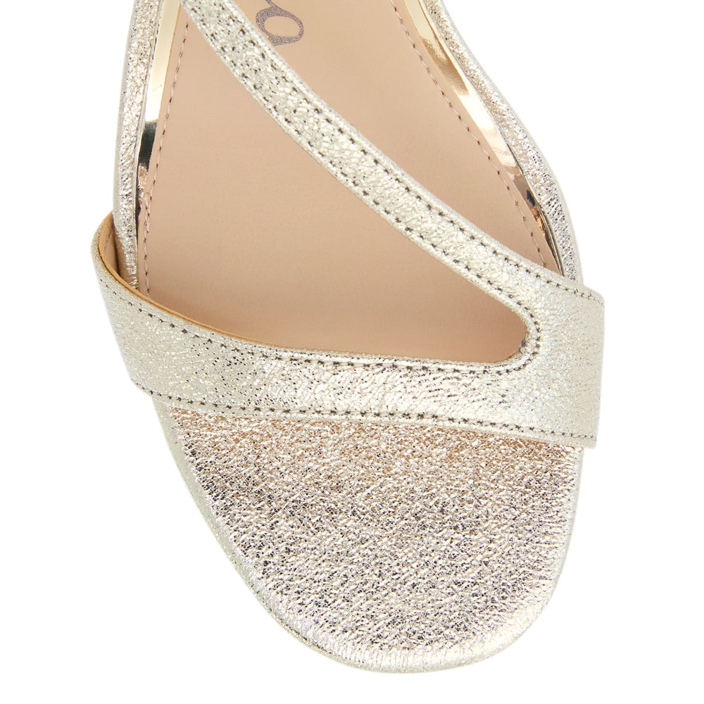 Bubbles Heel in Platino Stellar Glow