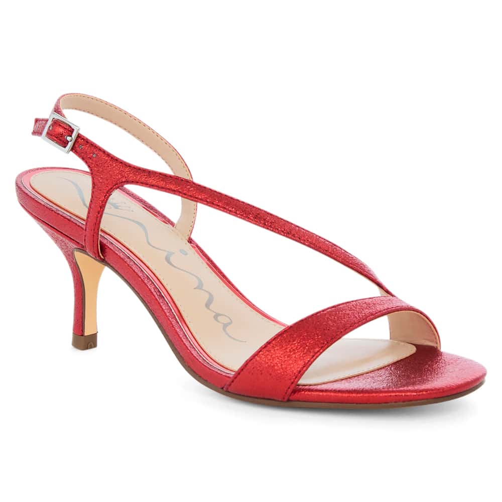 Bubbles Heel in Red Rouge Stellar Glow