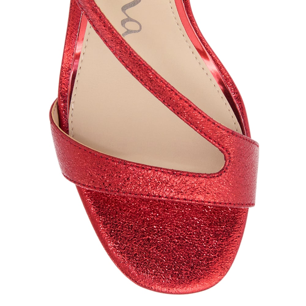 Bubbles Heel in Red Rouge Stellar Glow