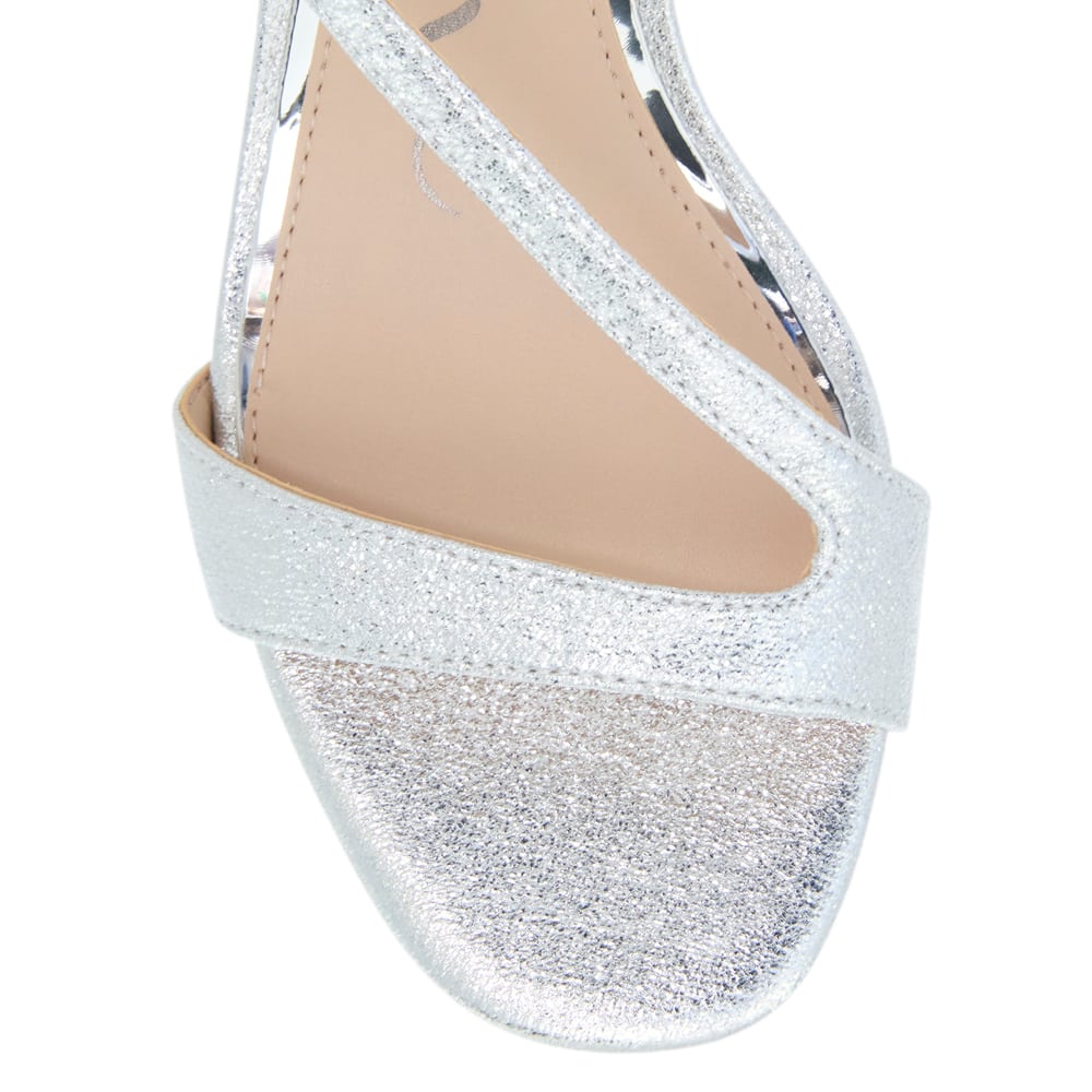 Bubbles Heel in Silver Stellar Glow