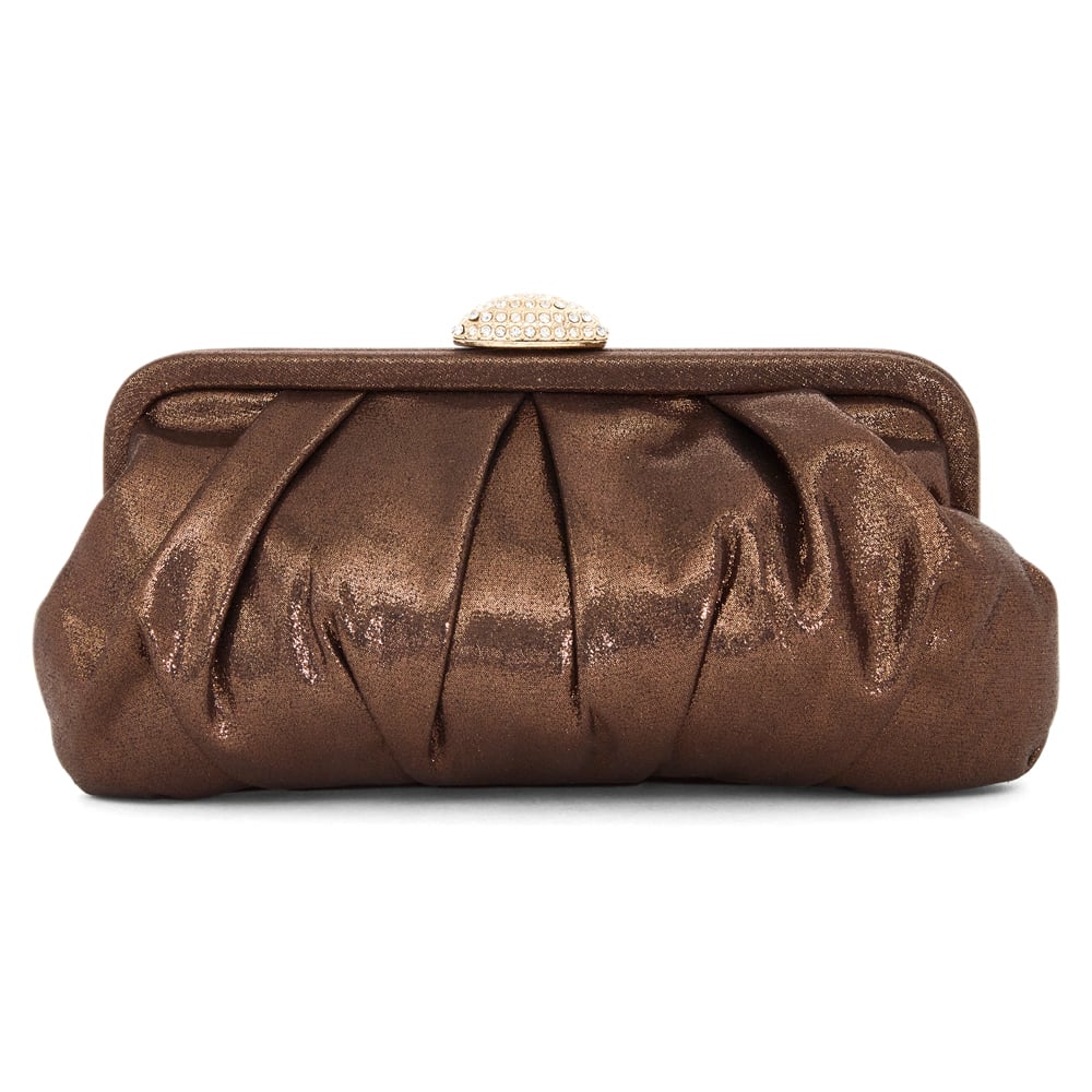 Concord Handbag in Bronze Satin Satin