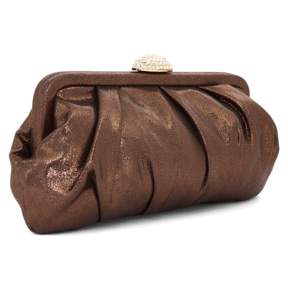 Concord Handbag in Bronze Satin Satin