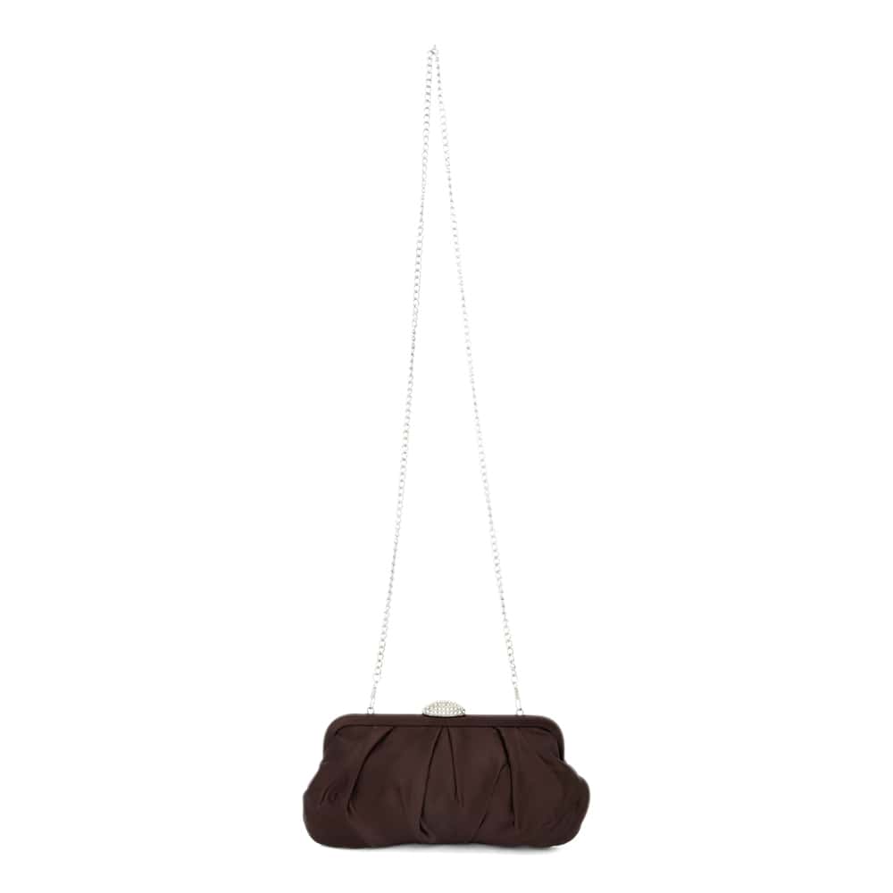 Concord Handbag in Chocolate Satin