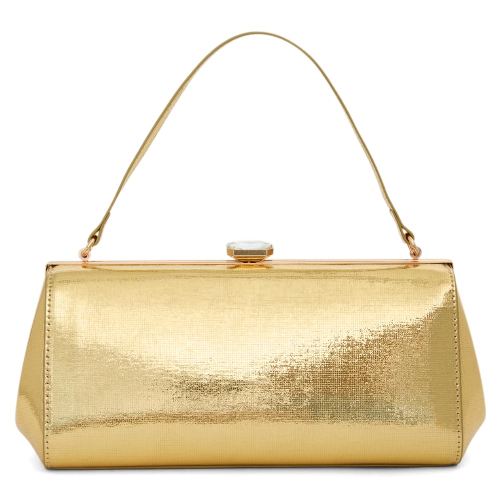 Delsie Clutch in Gold