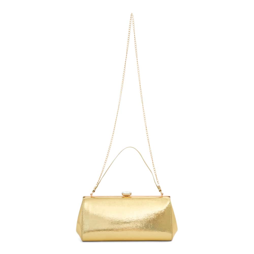 Delsie Clutch in Gold