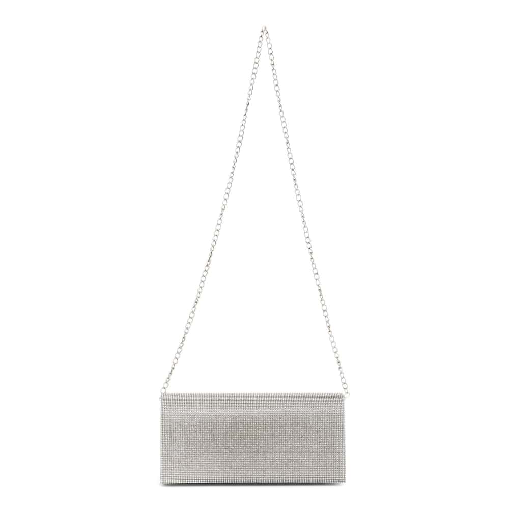 Deva Evening Bag in Silver Crystal