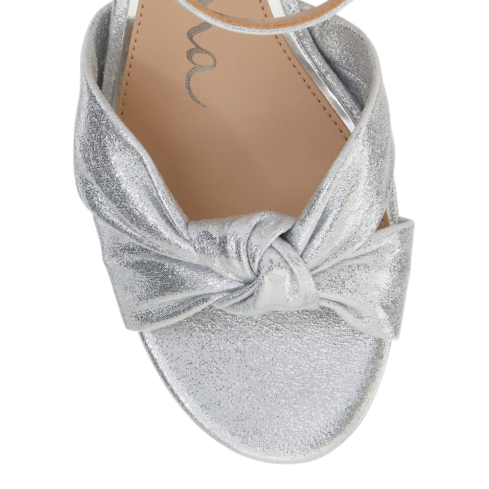 Floren Heel in Silver Disco