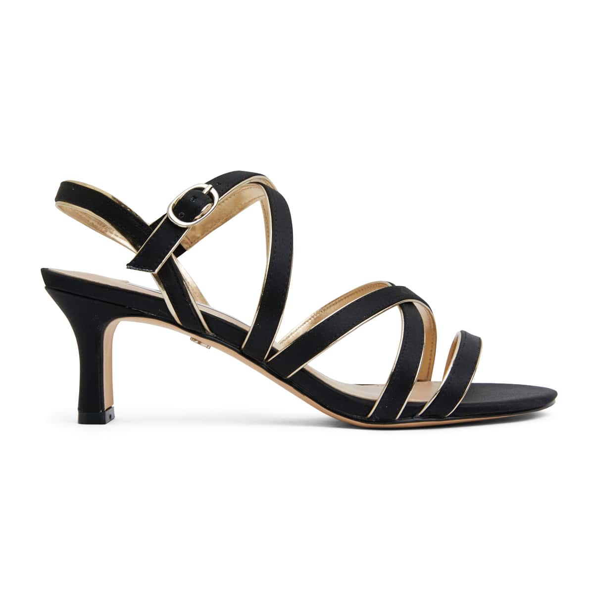Genaya Heel in Black And Gold