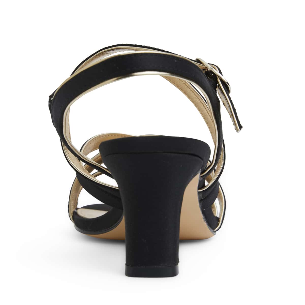 Genaya Heel in Black And Gold