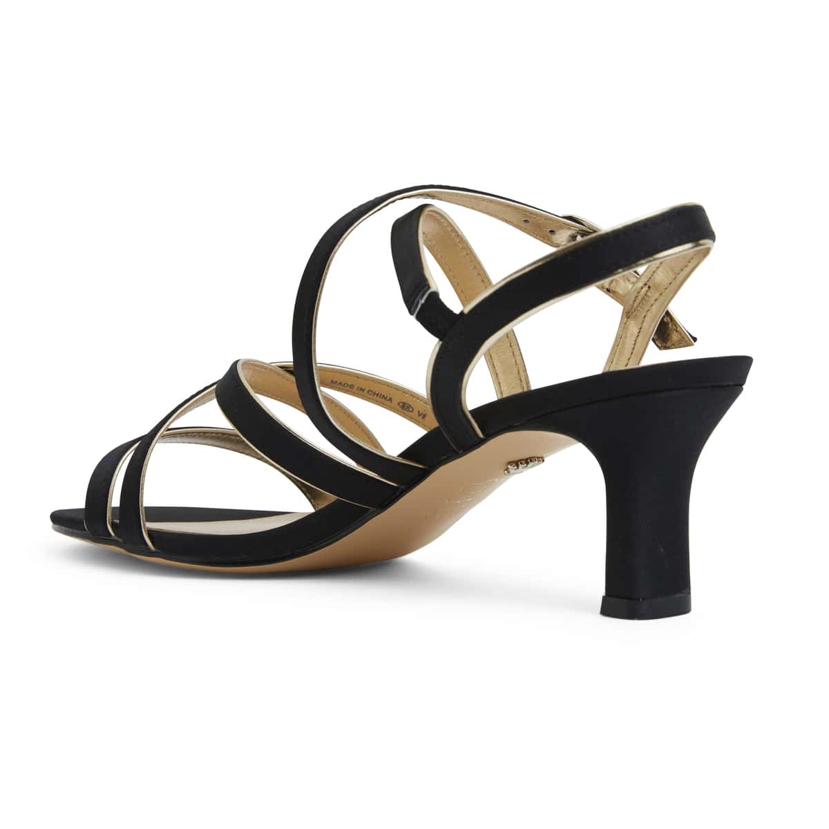 Genaya Heel in Black And Gold