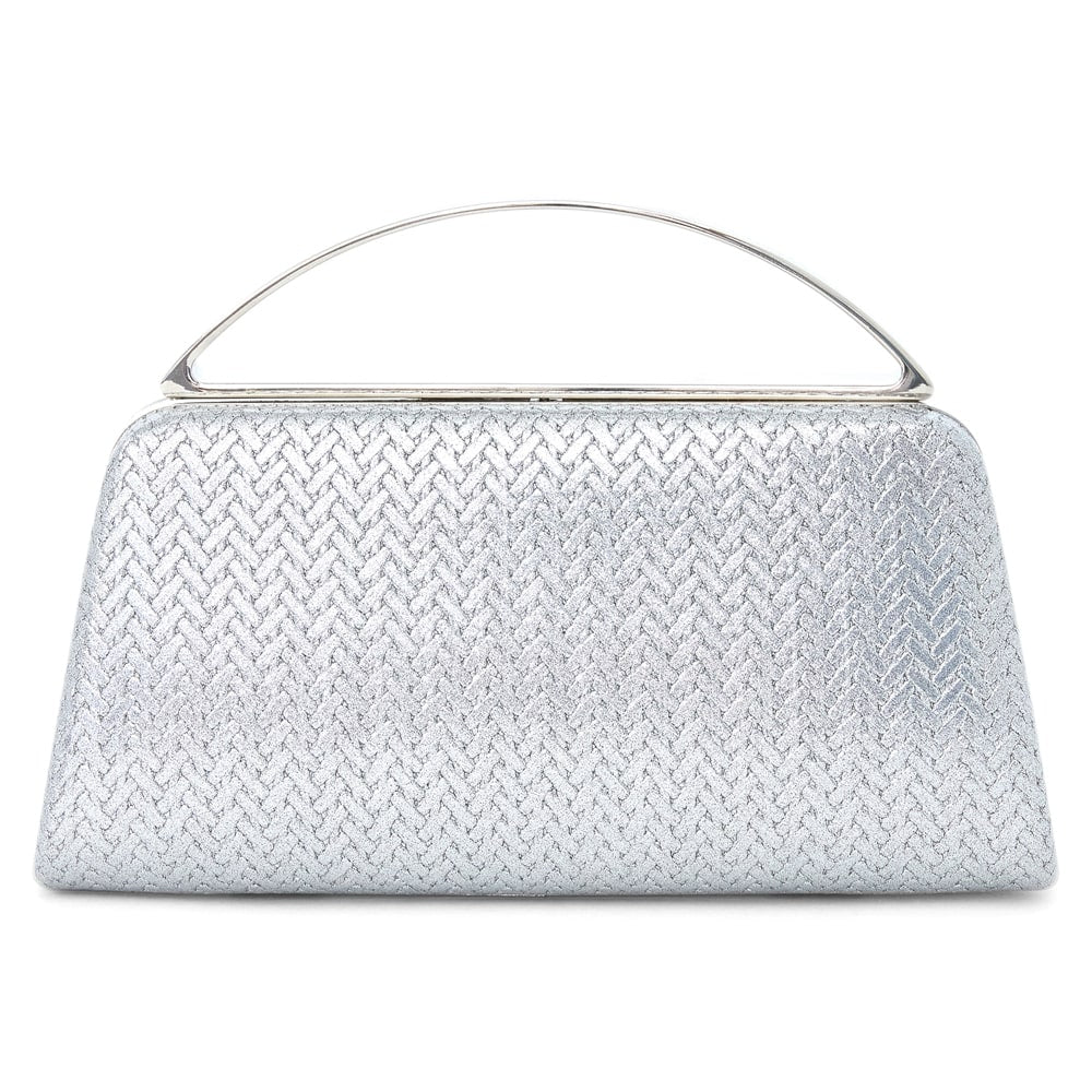 Genesis Clutch in Antique Silver