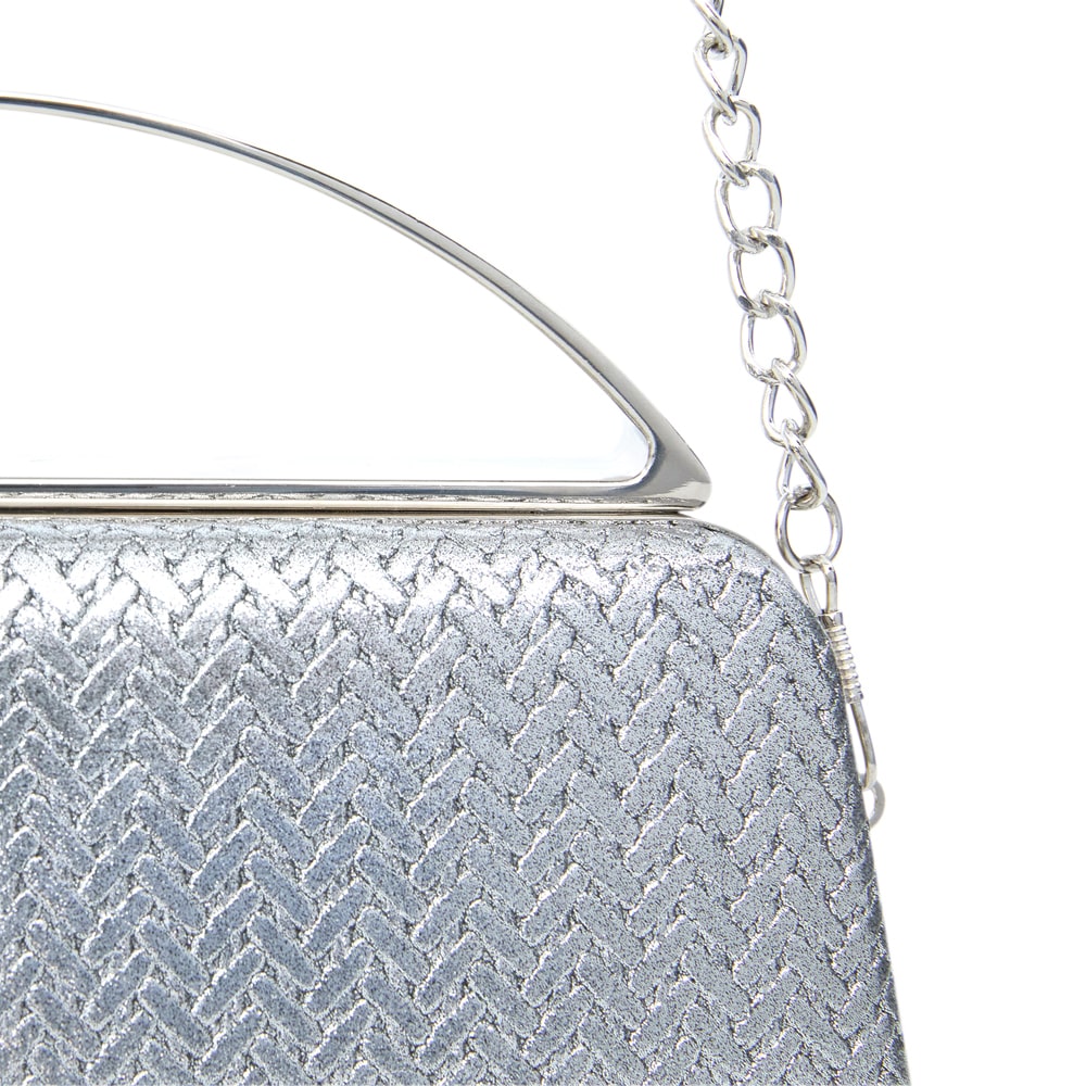 Genesis Clutch in Antique Silver