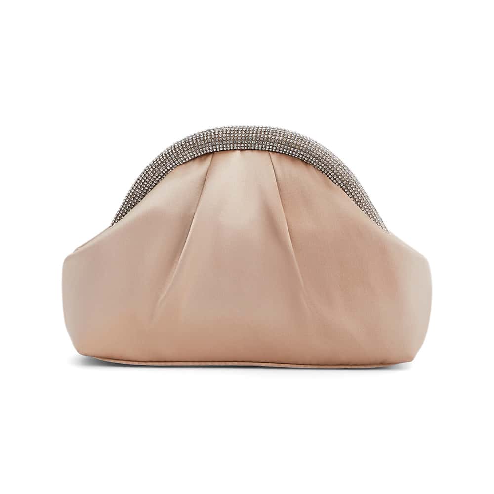 Jane Clutch in Pearl Rose Satin