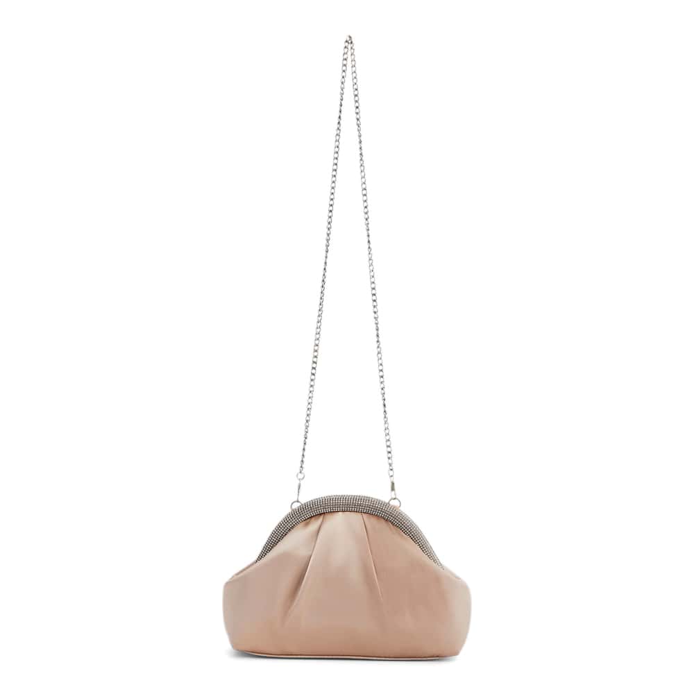 Jane Clutch in Pearl Rose Satin