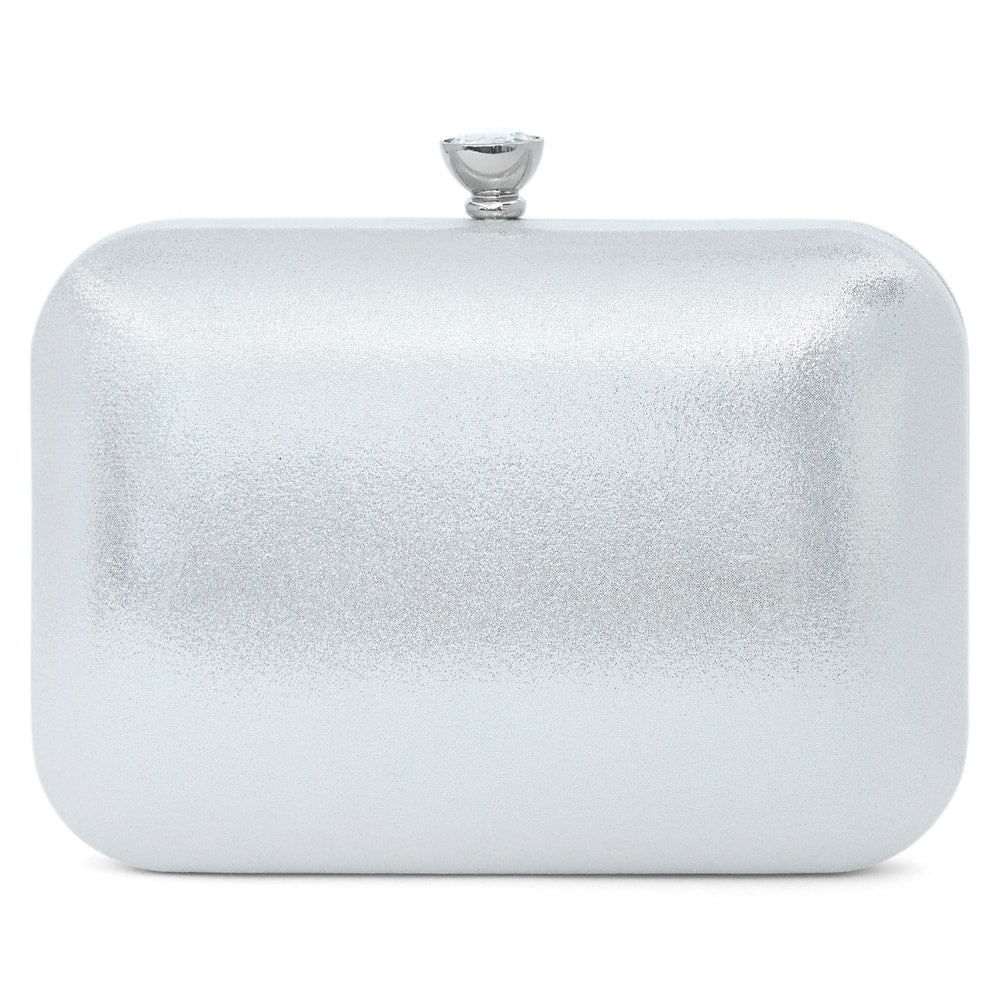 Kaela Evening Bag in Silver