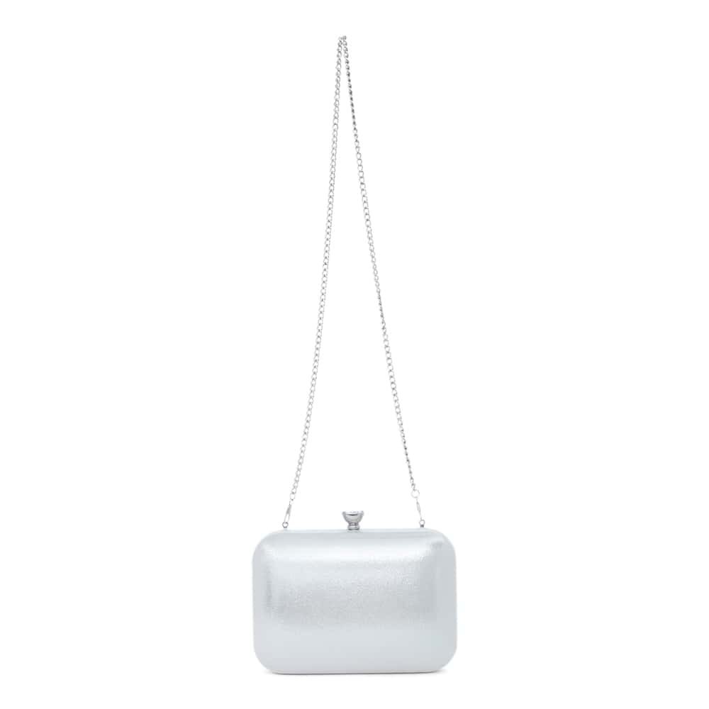 Kaela Evening Bag in Silver