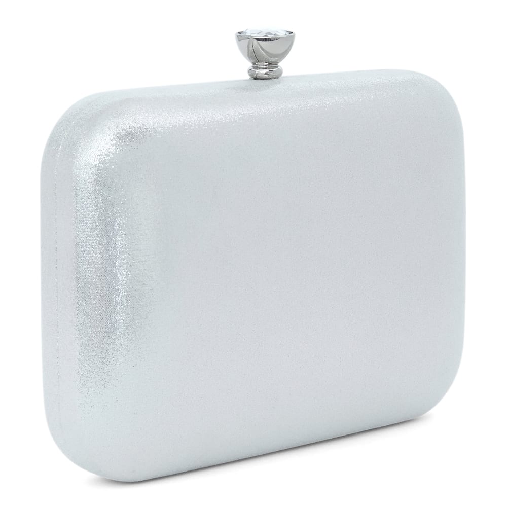 Kaela Evening Bag in Silver