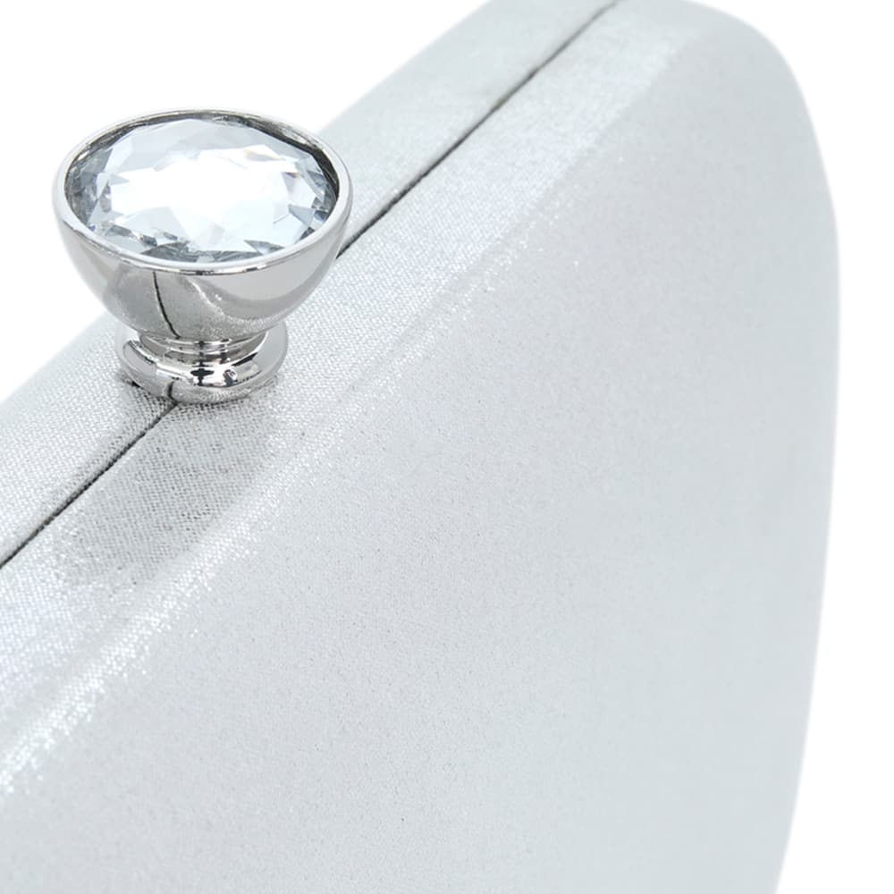 Kaela Evening Bag in Silver