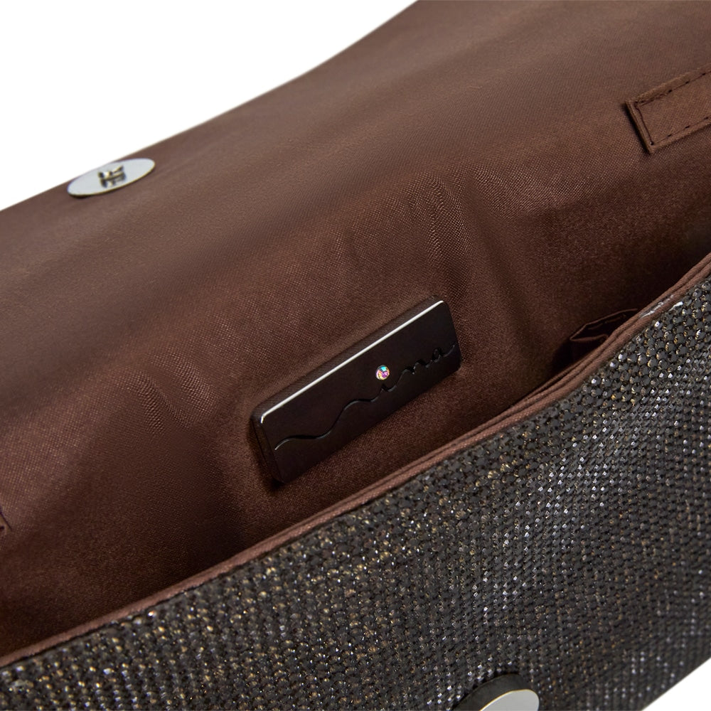 Kimora Handbag in Chocolate Crystal