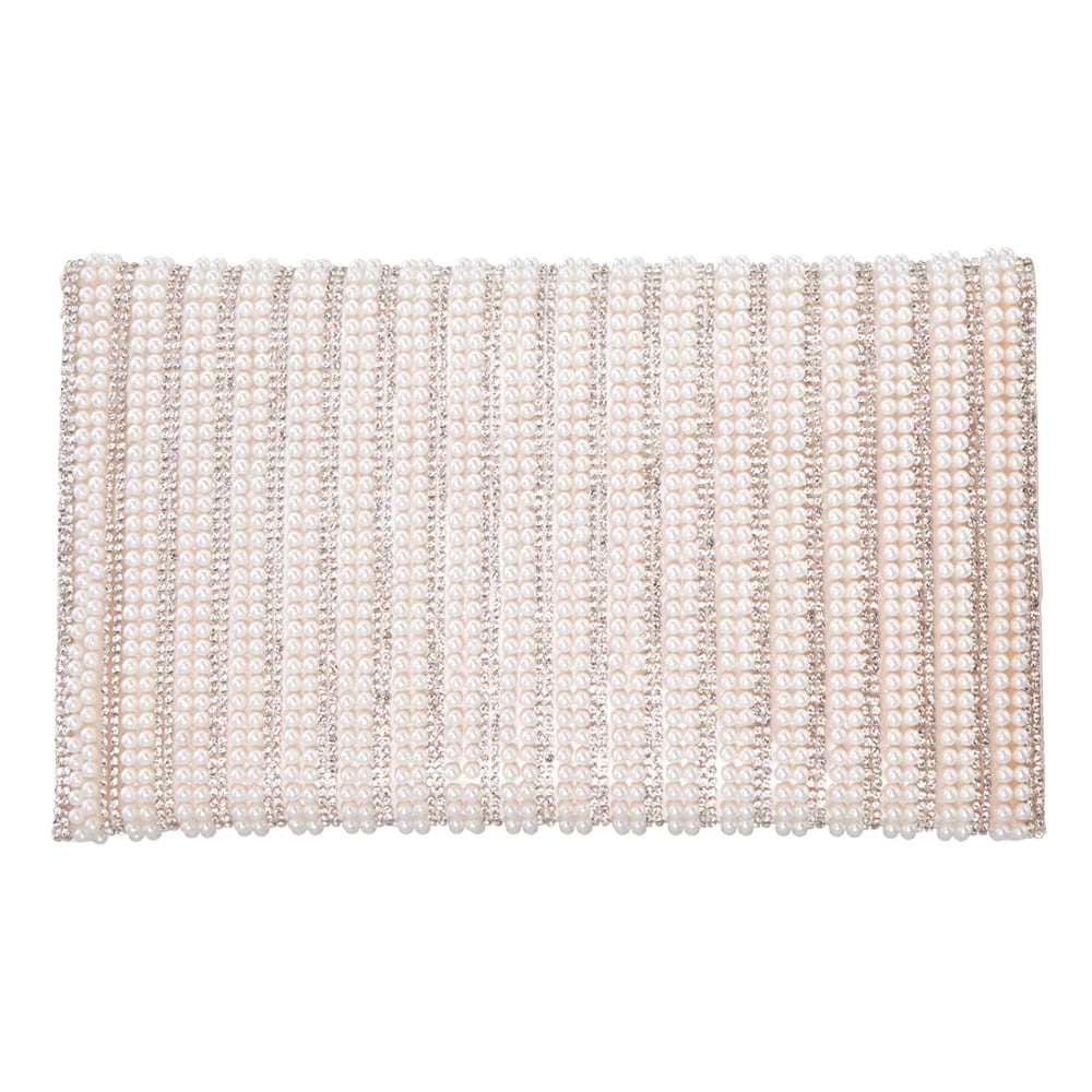 Kimora Handbag in White Pearl
