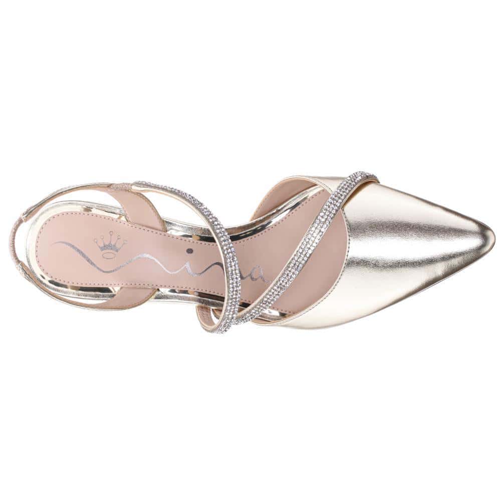 Nela Heel in Platino Met Foil