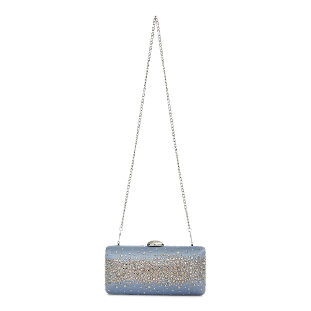 Purity Evening Bag in Icy Blue Crystal