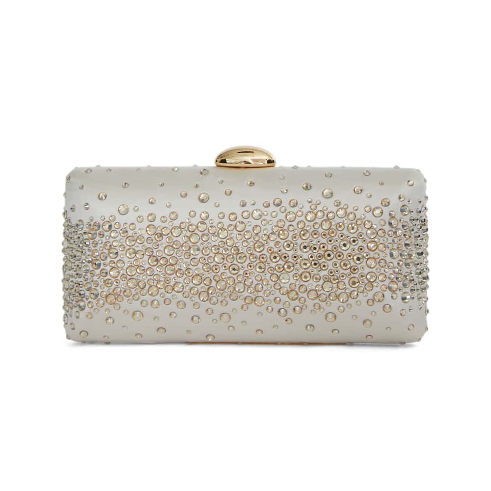 Purity Evening Bag in Ivory Crystal