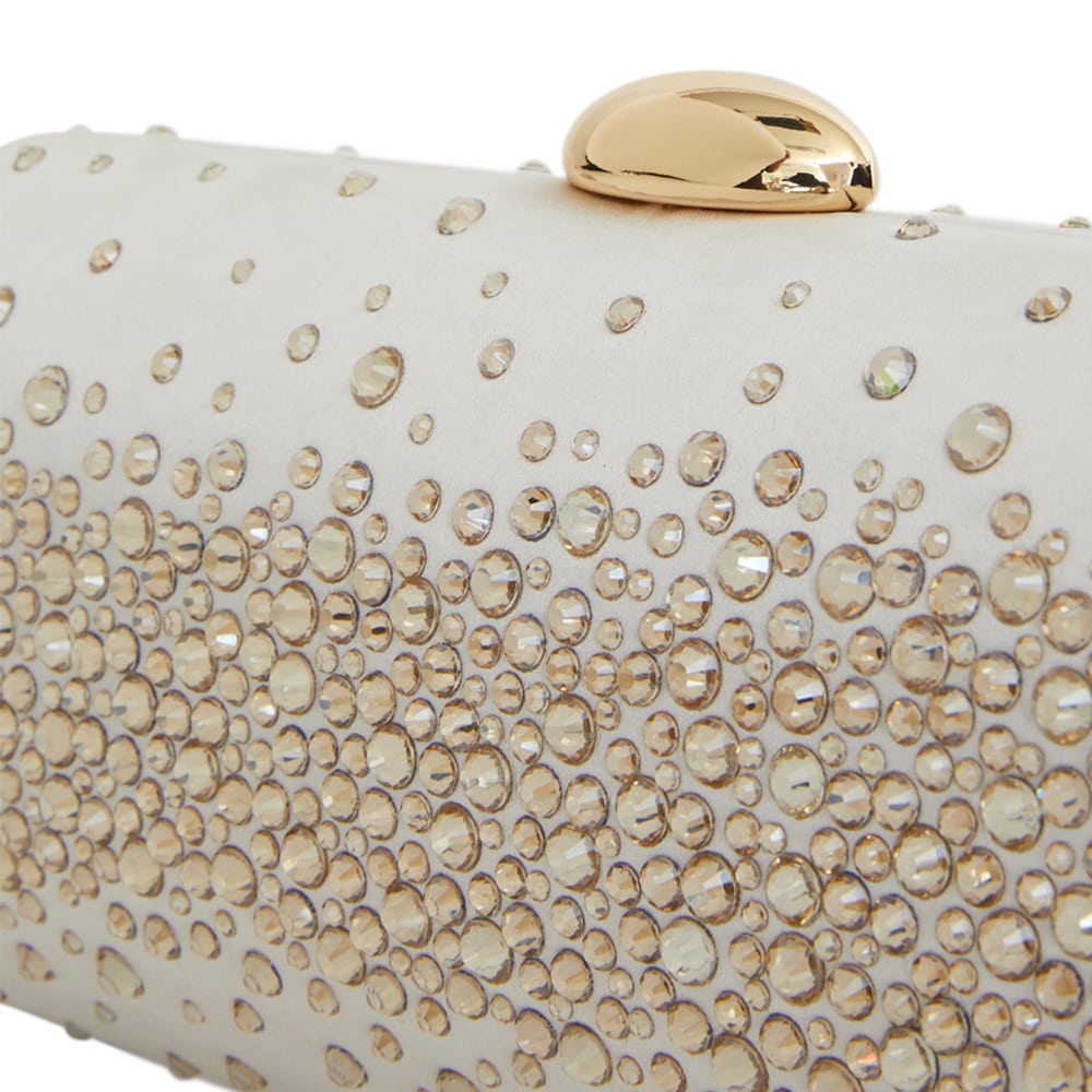 Purity Evening Bag in Ivory Crystal