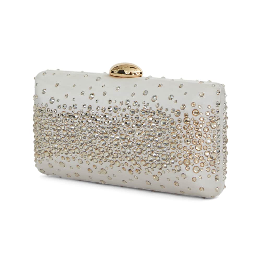Purity Evening Bag in Ivory Crystal
