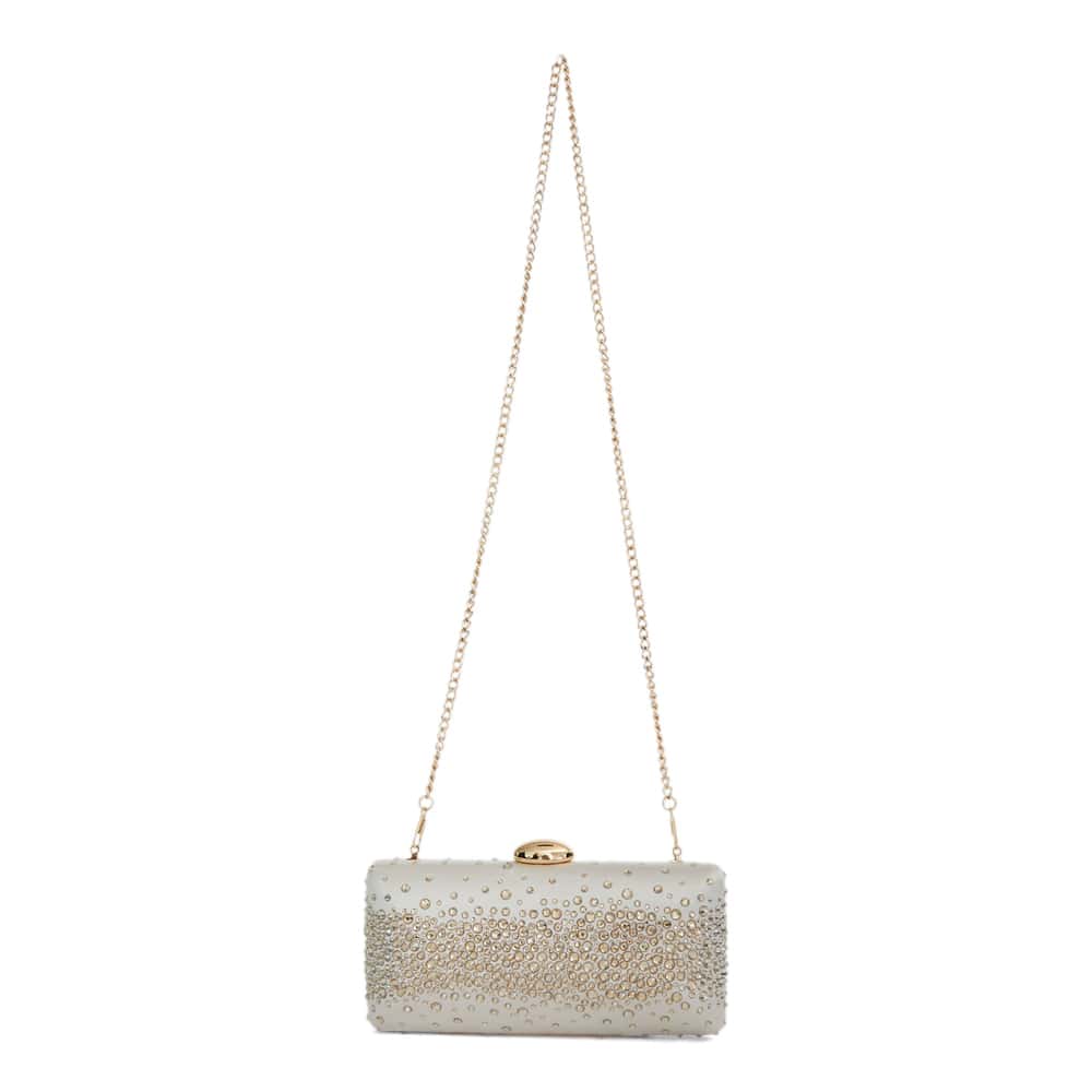 Purity Evening Bag in Ivory Crystal