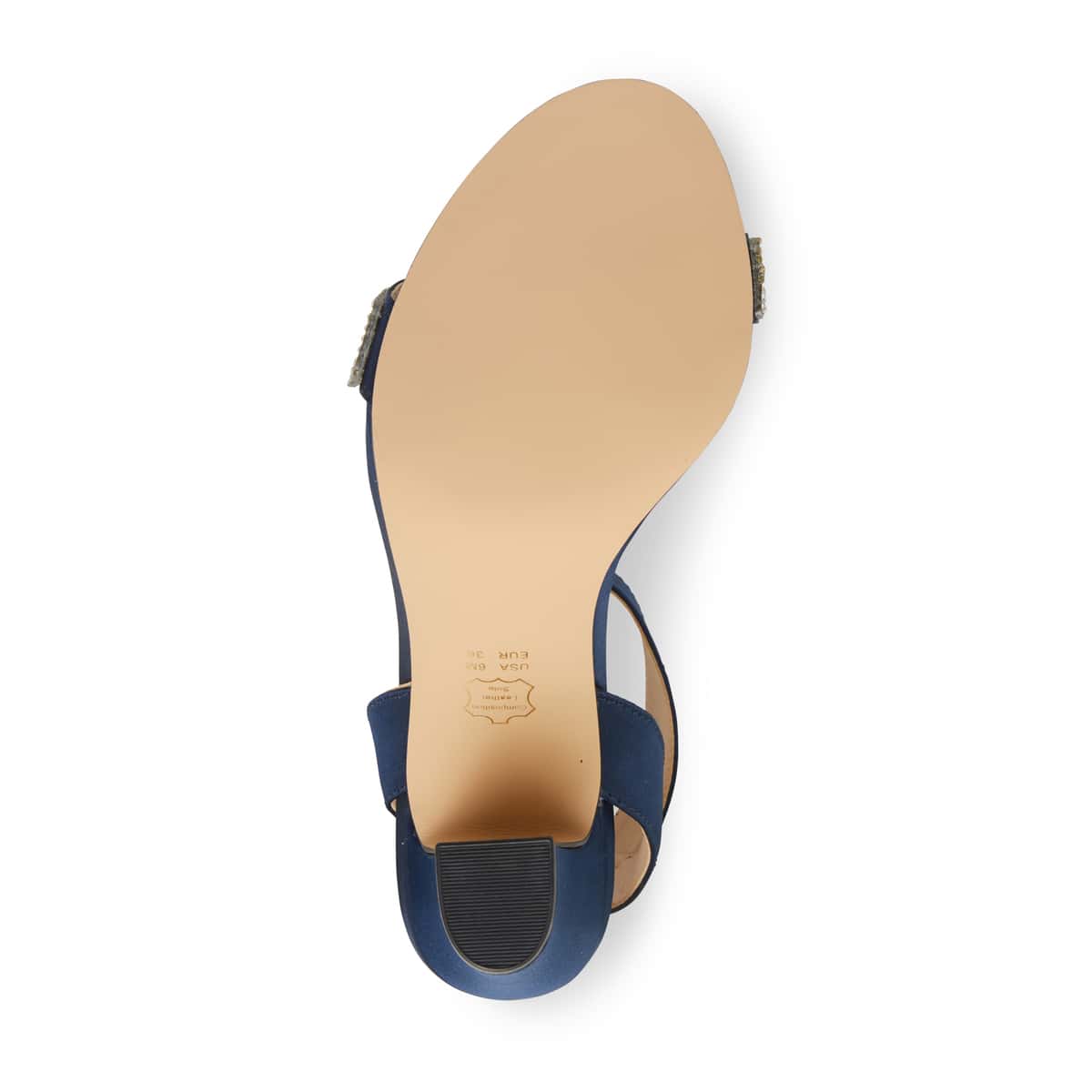 Sharon Heel in Navy Fabric