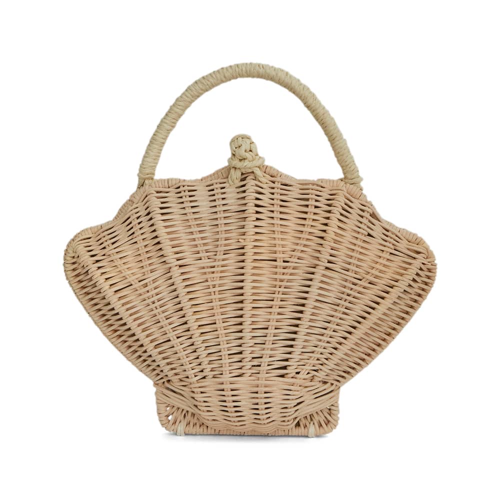 Shelly Handbag in Light Natural Rattan