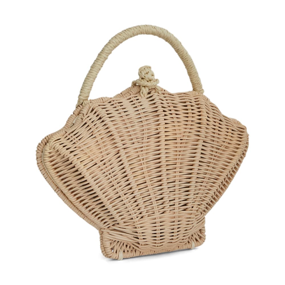 Shelly Handbag in Light Natural Rattan
