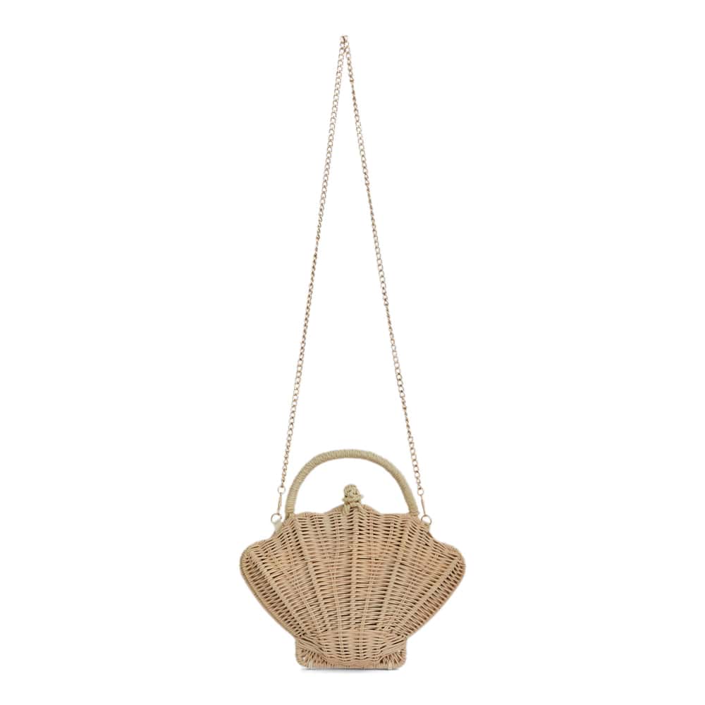Shelly Handbag in Light Natural Rattan
