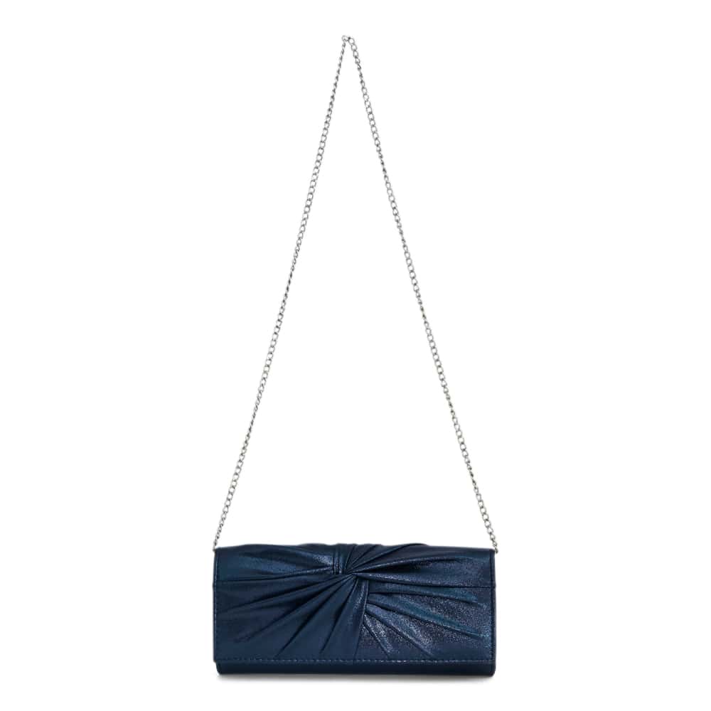 Spirit Evening Bag in Navy Suedette