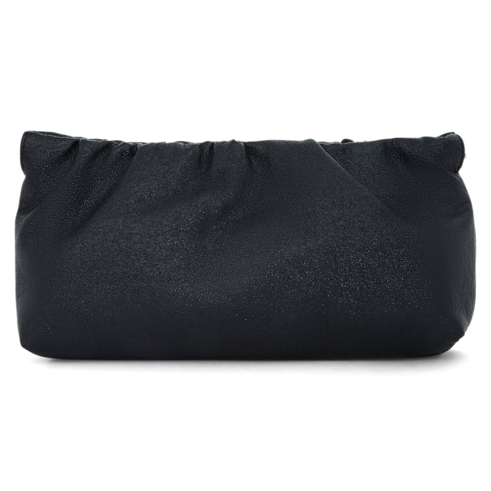 Thea Evening Bag in Black Fabric