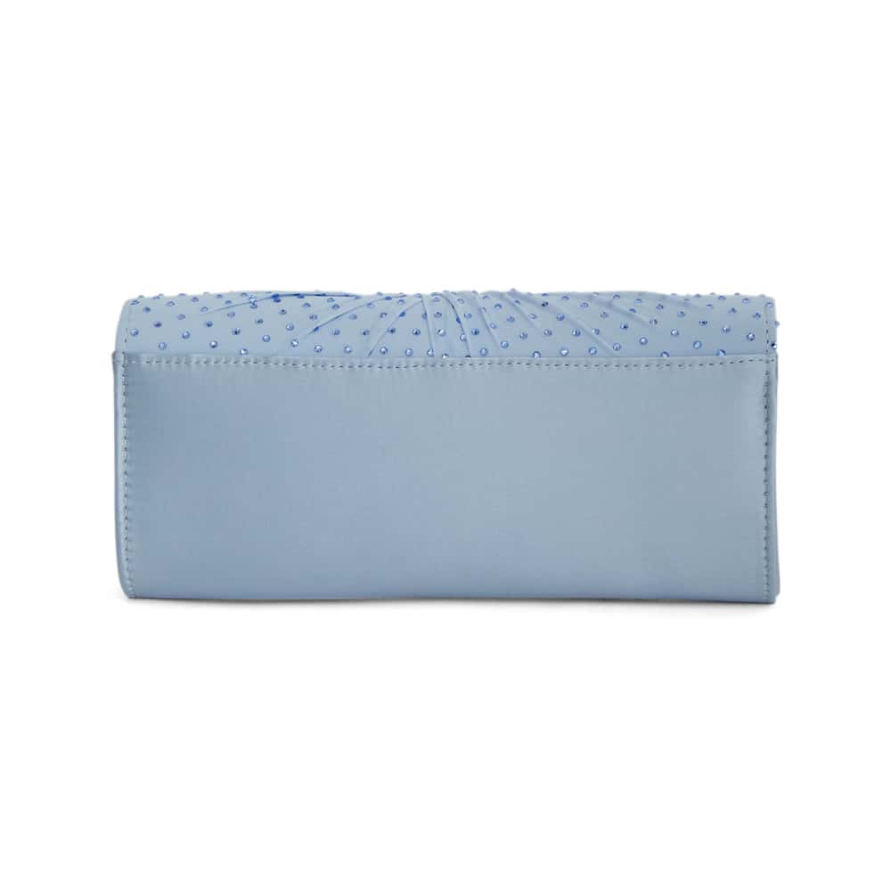 Unique Evening Bag in Icy Blue Crystal