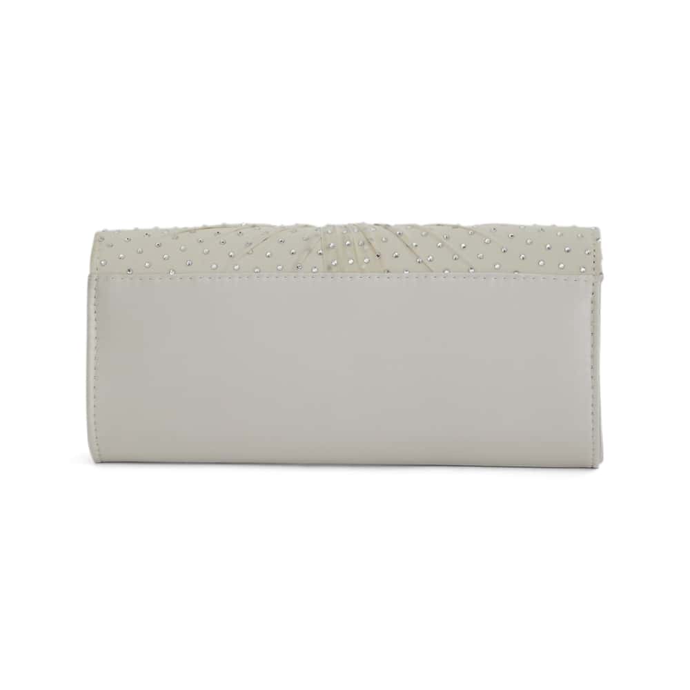Unique Evening Bag in Ivory Crystal