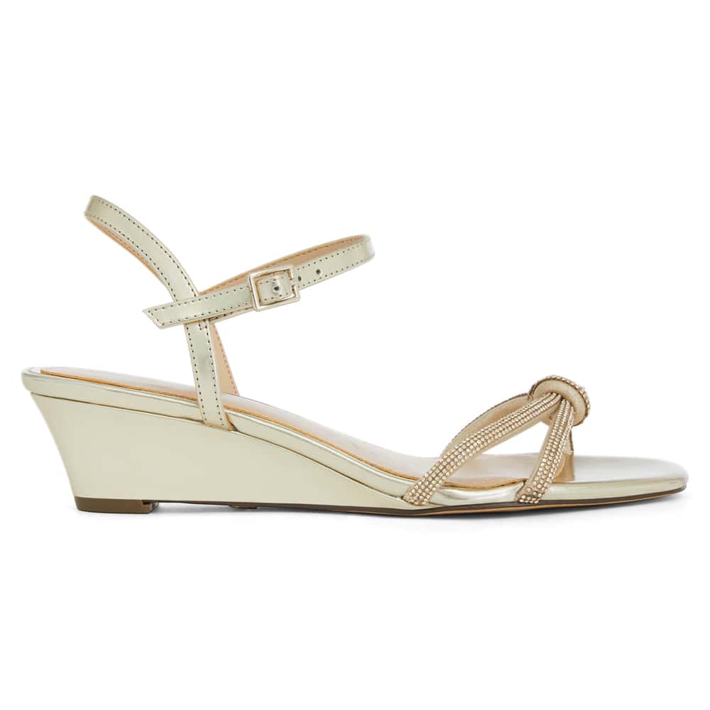 Valeria Wedge in Platino Luna Foil