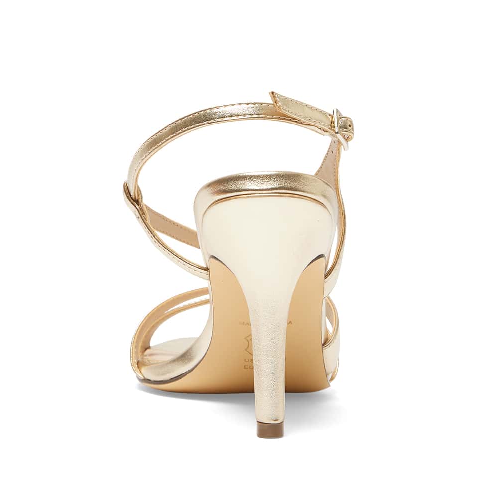 Valley Heel in Platino Metal Glaze