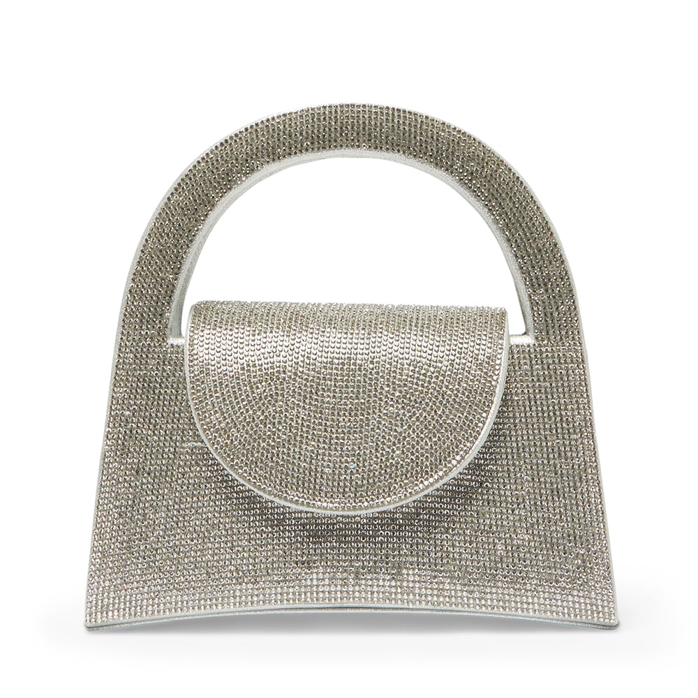 Vixen Evening Bag in Silver Crystal