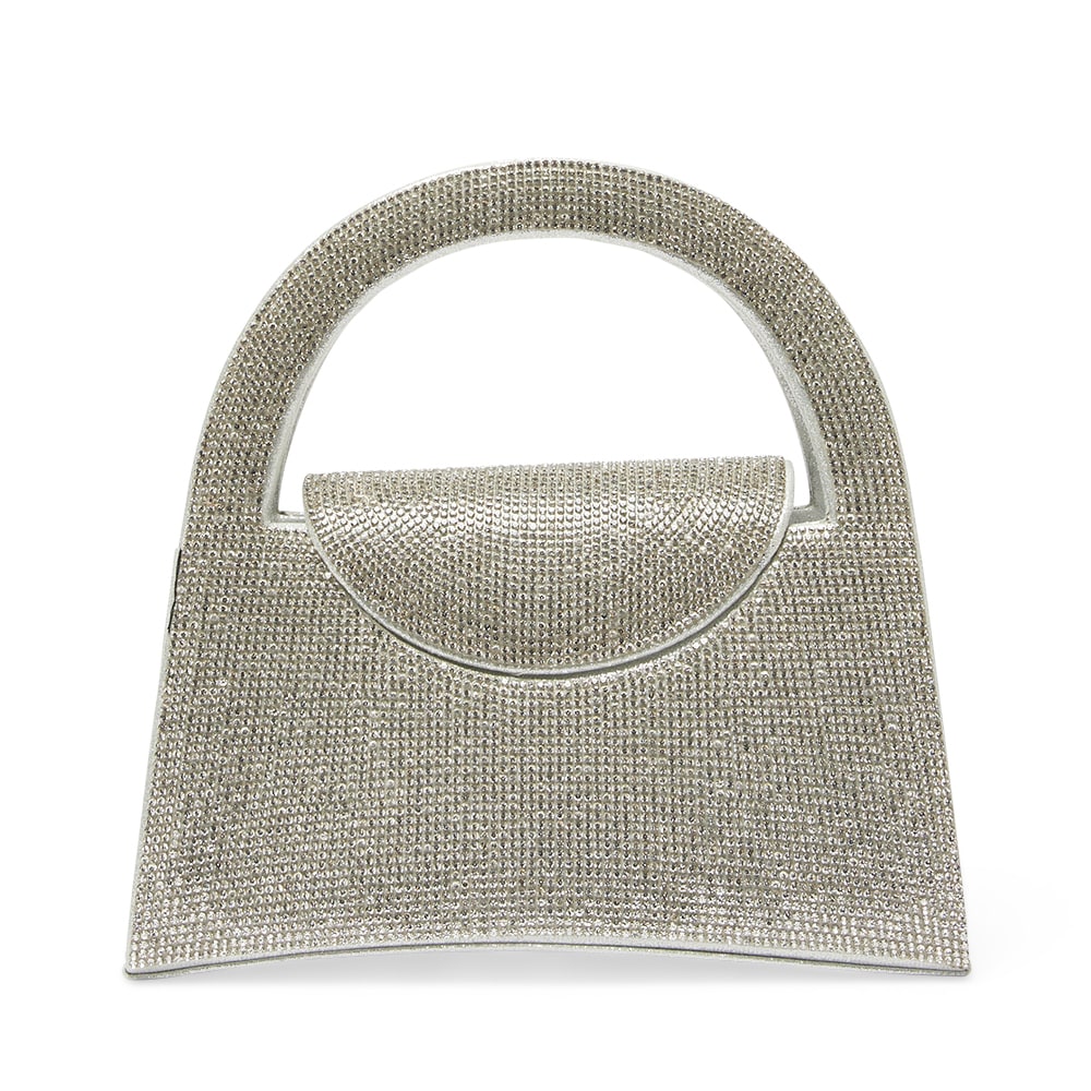 Vixen Evening Bag in Silver Crystal