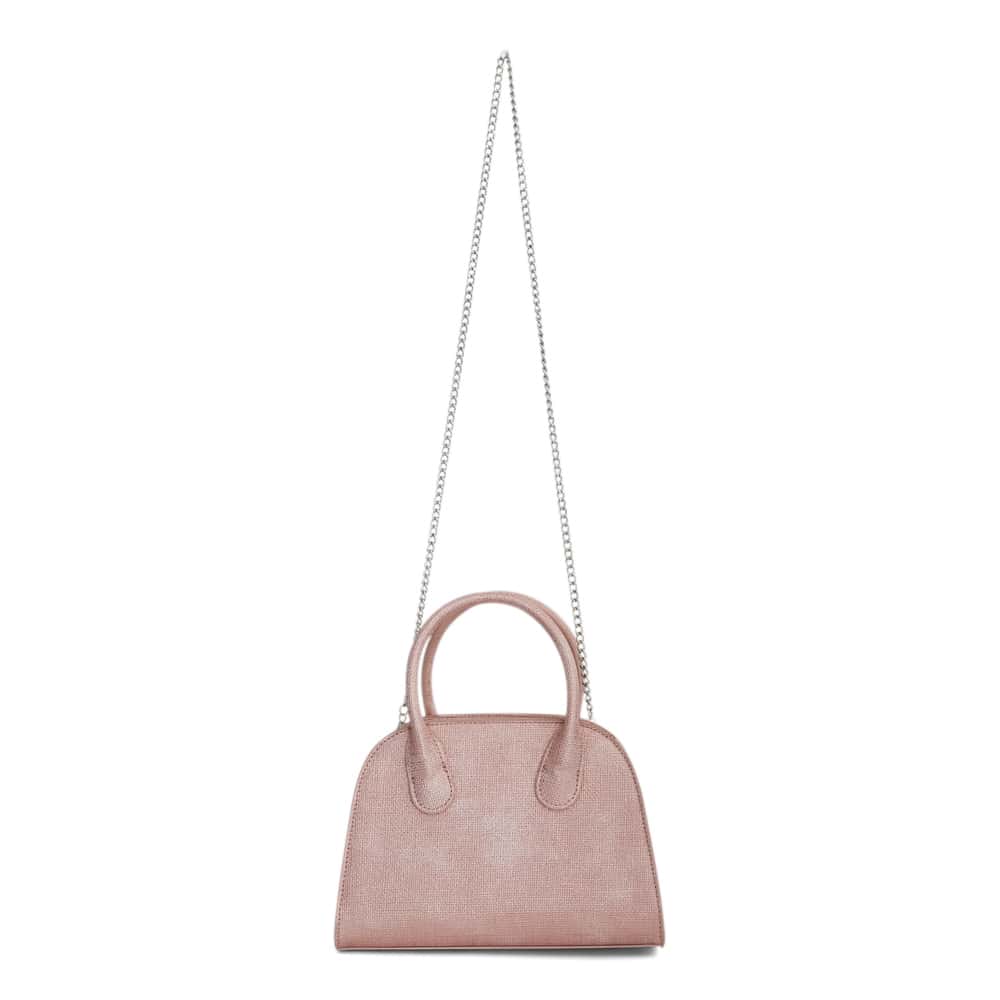 Yorke Evening Bag in Icy Pink Metallic