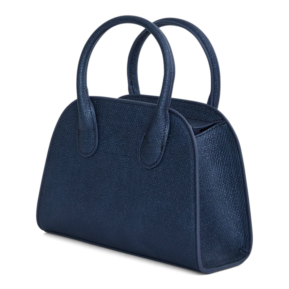 Yorke Evening Bag in Navy Metallic