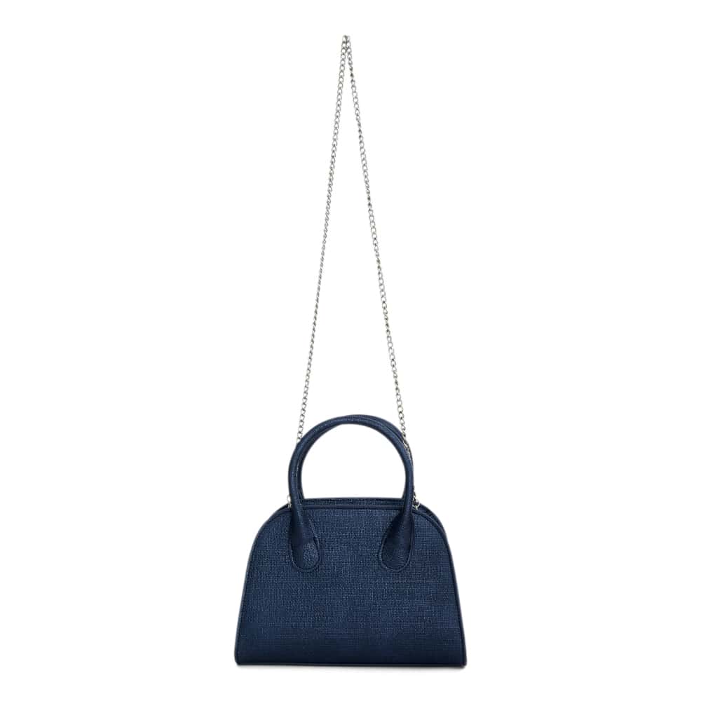 Yorke Evening Bag in Navy Metallic