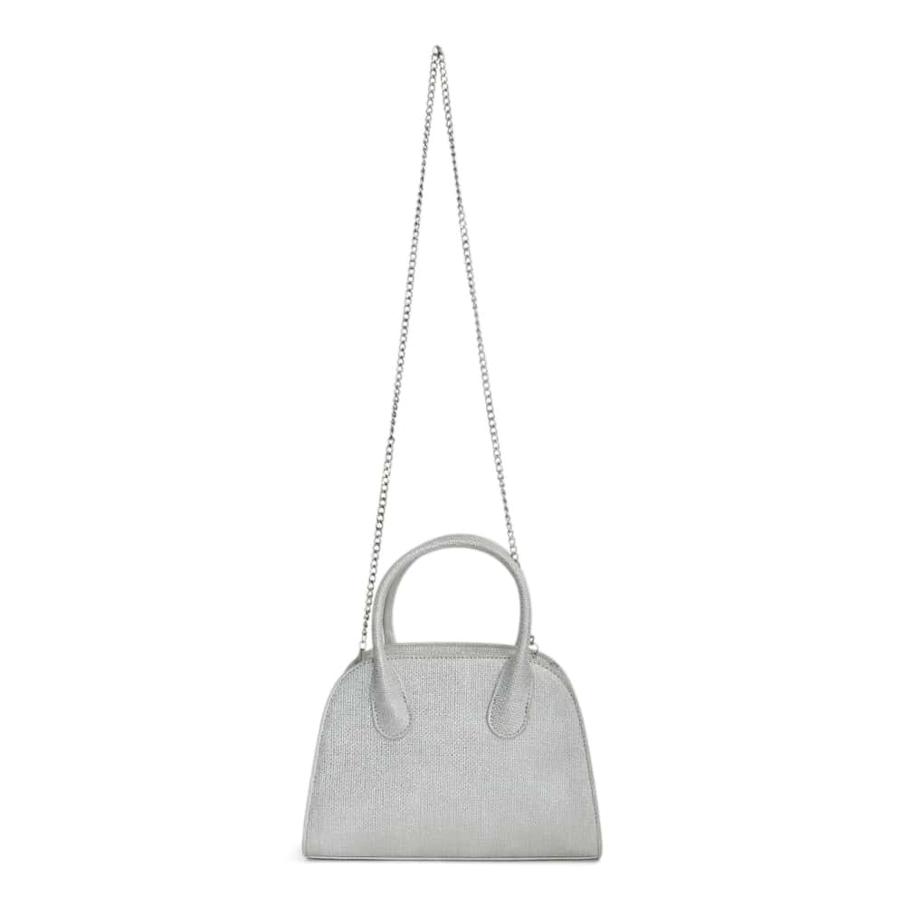 Yorke Evening Bag in Silver Metallic