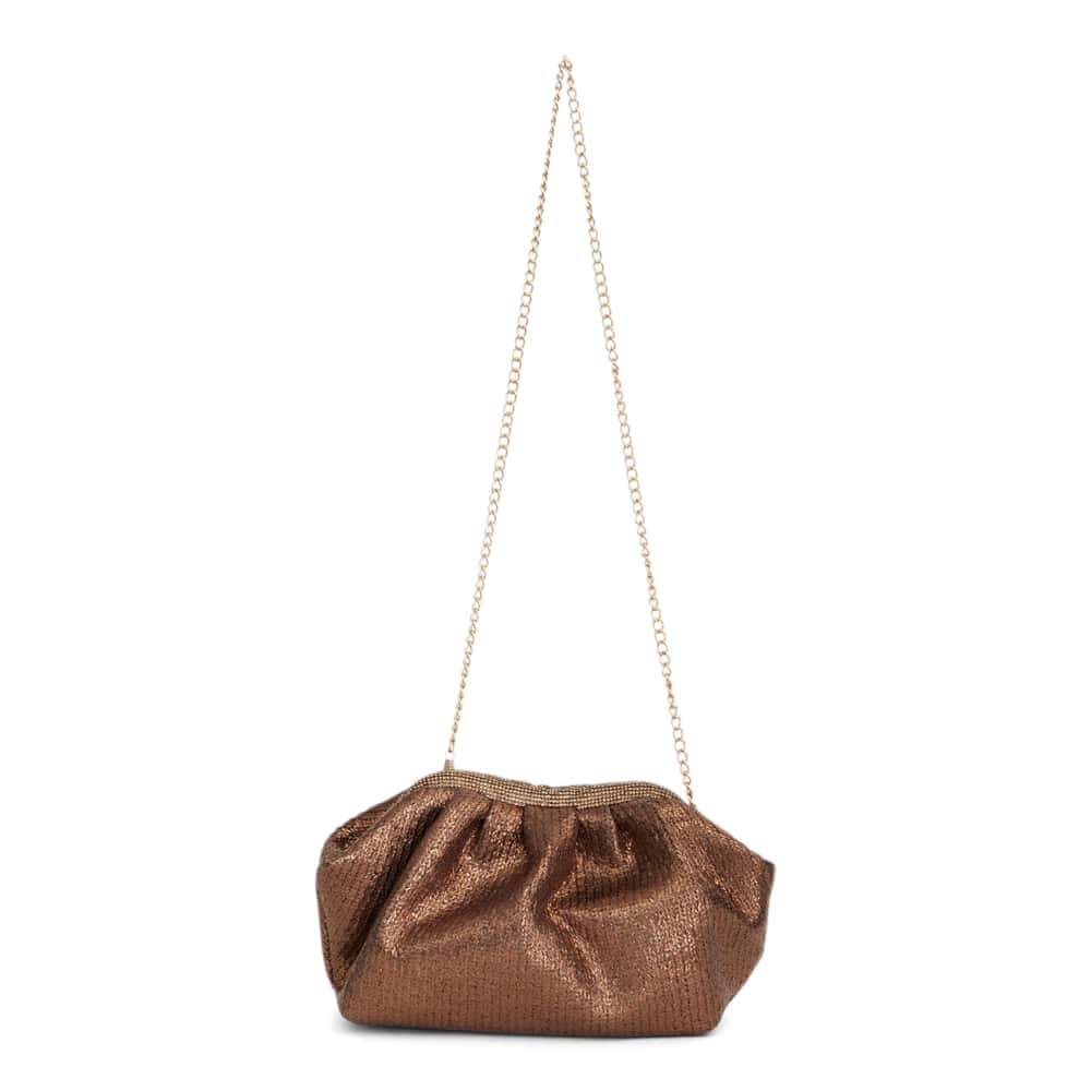 Zayla Evening Bag in Bronze