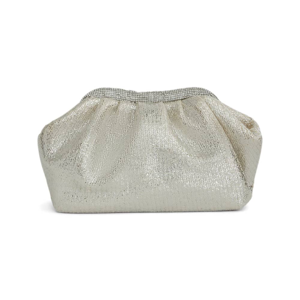Zayla Evening Bag in Silver Metallic